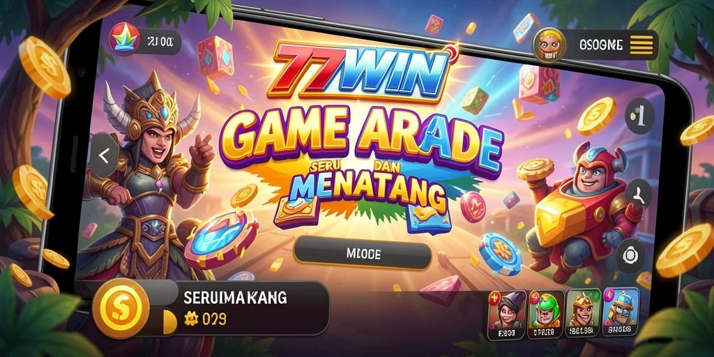 Screenshot utama 77WIN yang menunjukkan gameplay seru dan menantang.