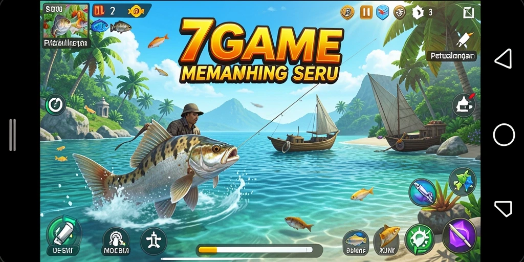 Gameplay memancing yang menakjubkan dan realistis di 7GAME.