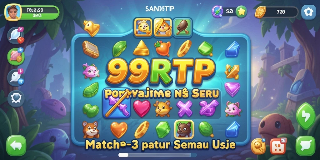 Tampilan gameplay seru dan penuh warna di 99RTP.