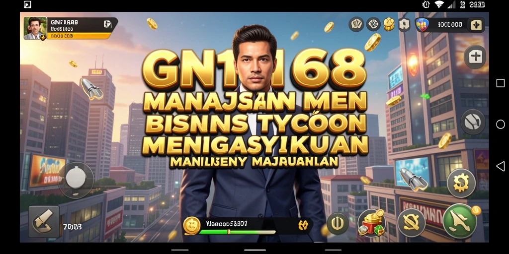 Tampilan gameplay GN168 yang menarik dan penuh tantangan Tycoon.