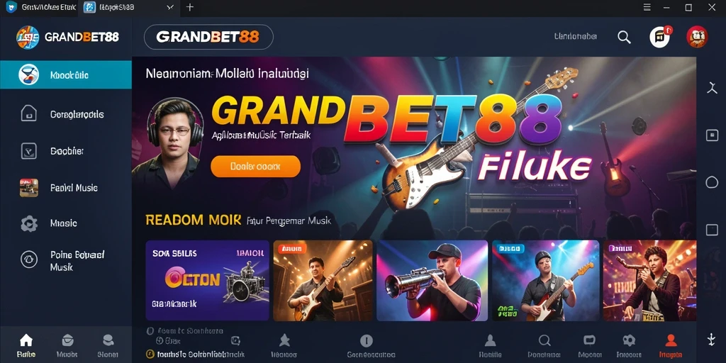 Screenshot gameplay GRANDBET88 yang menunjukkan fitur karaoke yang interaktif.