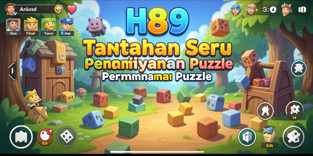 Tampilan gameplay puzzle H89 yang menarik dan penuh tantangan.