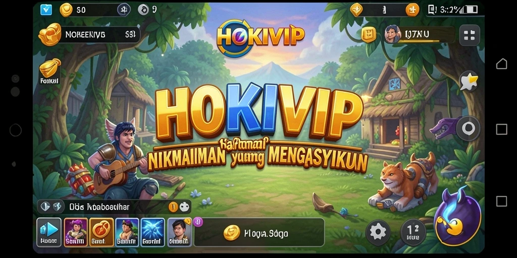 Tampilan gameplay HOKIVIP yang menarik dan seru.