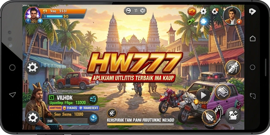 Tampilan antarmuka HW777 yang sederhana dan fungsional.