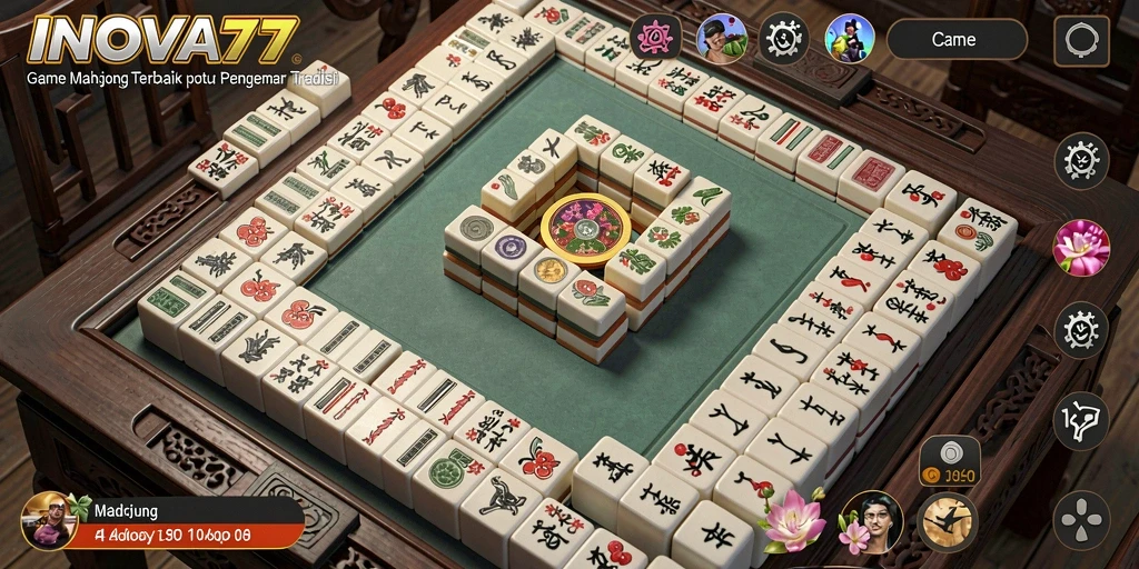 Tampilan gameplay INOVA77 yang menarik dan penuh warna.