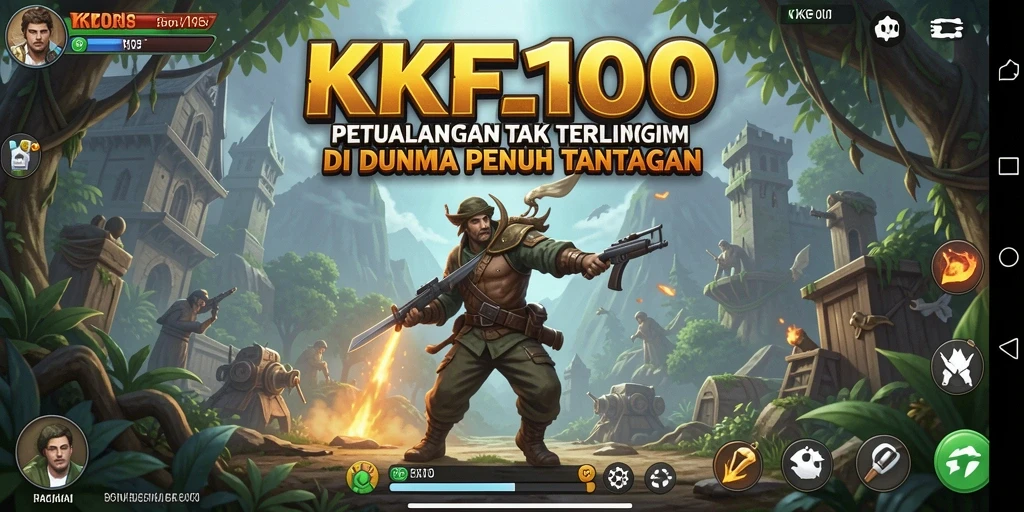 Tangkapan layar KPK100 menampilkan aksi petualangan yang mendebarkan.