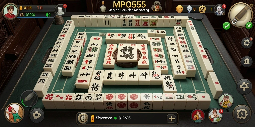 Tampilan gameplay yang mengasyikkan dalam MPO555.