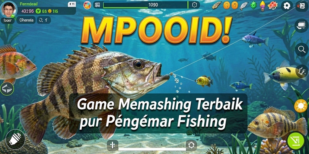 Tangkapan ikan besar dalam gameplay MPOID yang mendebarkan.