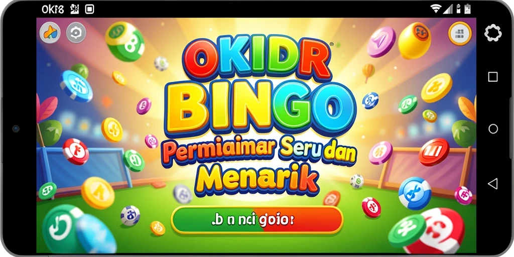 Tampilan gameplay OKIDR yang seru dan interaktif dalam permainan Bingo.