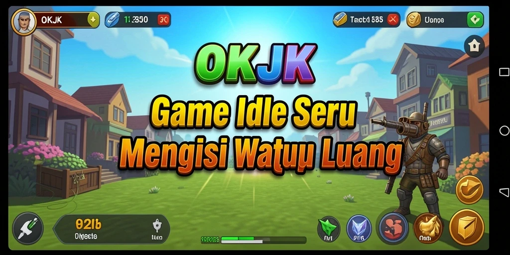 Screenshot menunjukkan gameplay santai dari OKJK yang memikat.