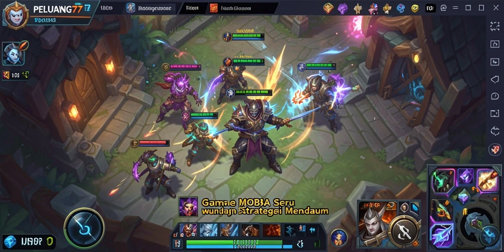 Gameplay menarik dengan karakter beragam di PELUANG77.