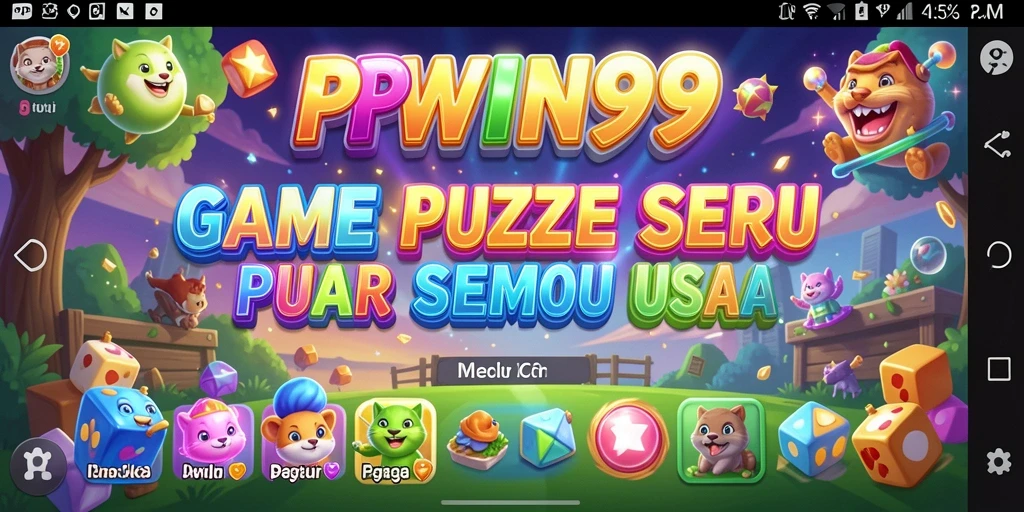 Tampilan gameplay PPWIN99 yang menarik dan penuh warna.