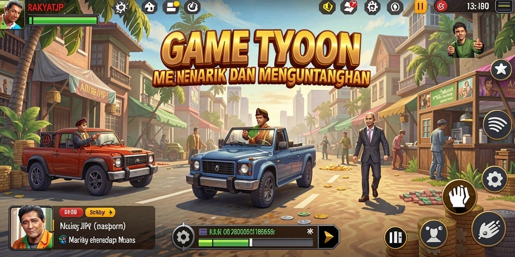 Gameplay RAKYATJP yang menarik dan penuh tantangan.