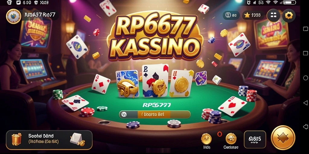 Gameplay seru RP6677 menampilkan keseruan bermain Kasino.