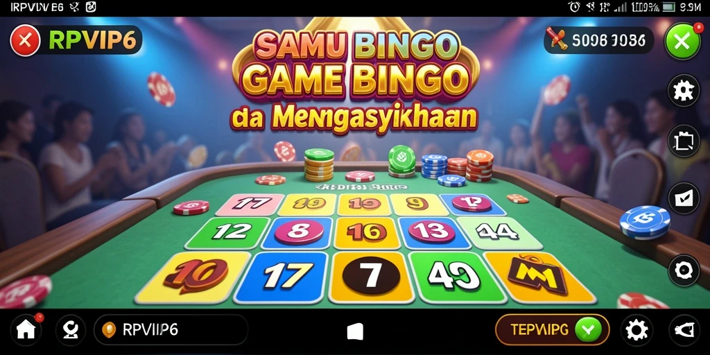 Tampilan screenshot RPVIP6 yang menunjukkan gameplay Bingo yang seru.