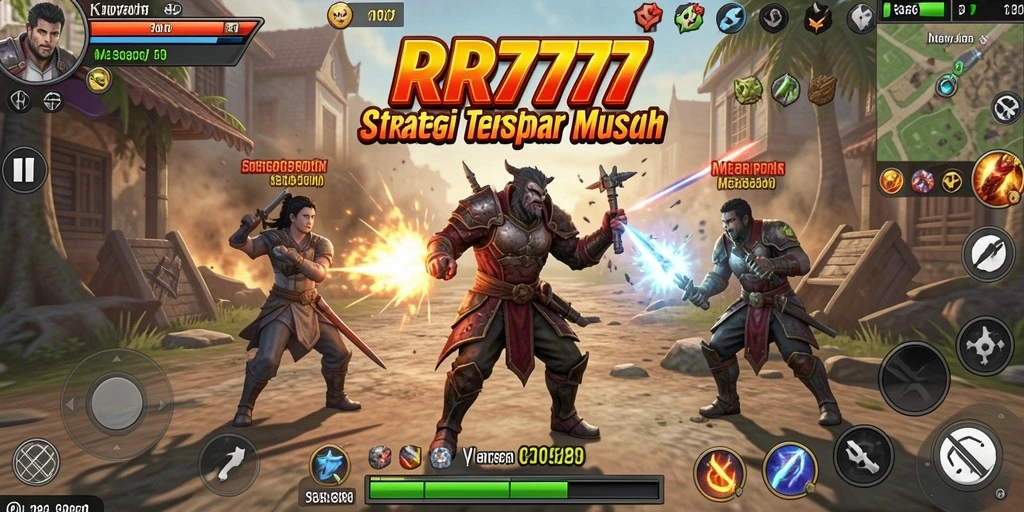 Tampilan gameplay menarik dari RR777 dengan strategi yang mendebarkan.
