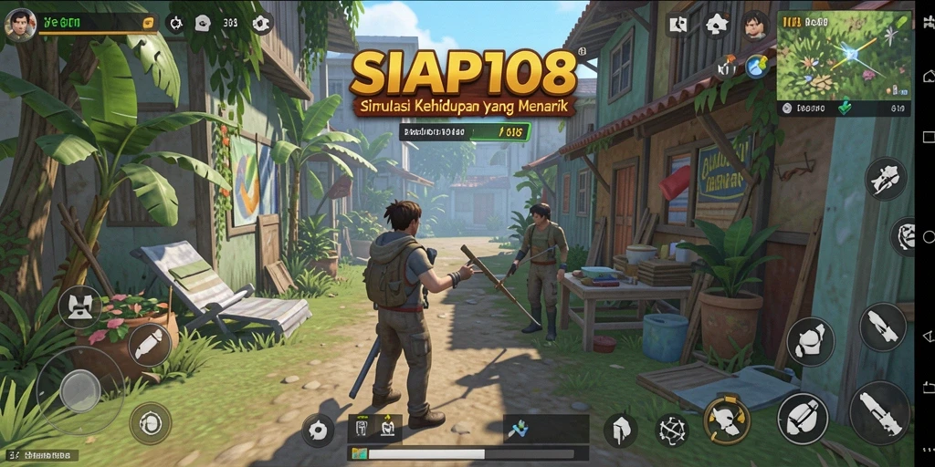 Screenshot SIAP108 menampilkan gameplay simulasi yang menawan.