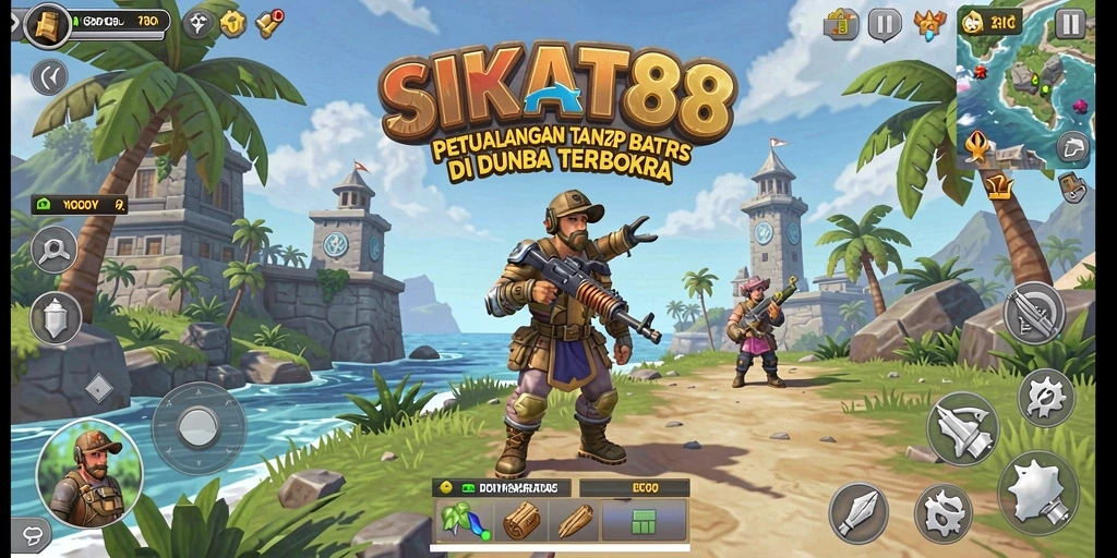 Tampilan menarik dari gameplay SIKAT88 dalam dunia terbuka.