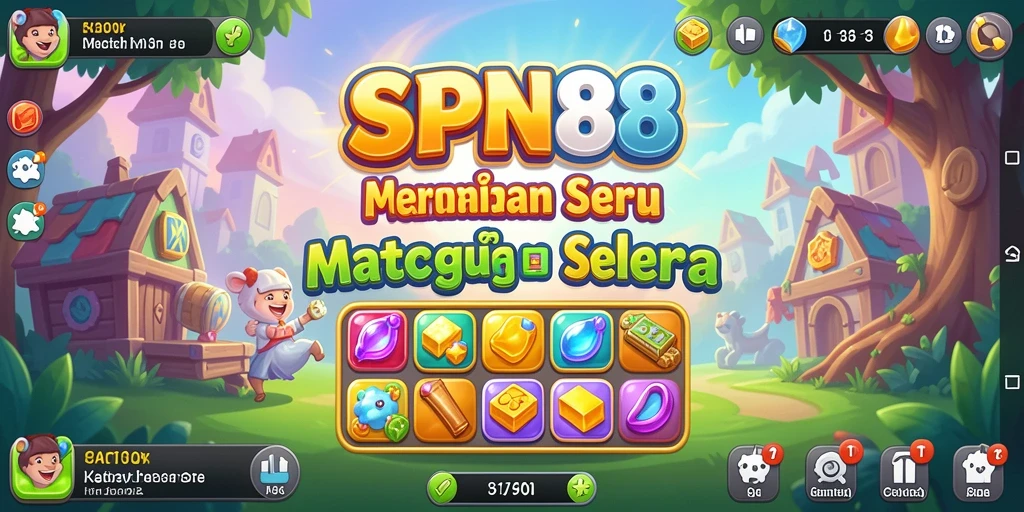 Tampilan gameplay SPN88 yang seru dan penuh warna.
