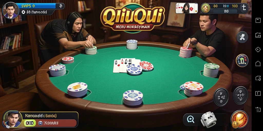 Tampilan gameplay seru di SVIP5 yang menampilkan duel QiuQiu.
