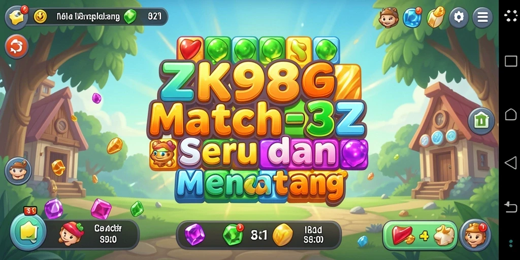 Tampilkan gameplay menarik dari ZK988 di level Match-3.